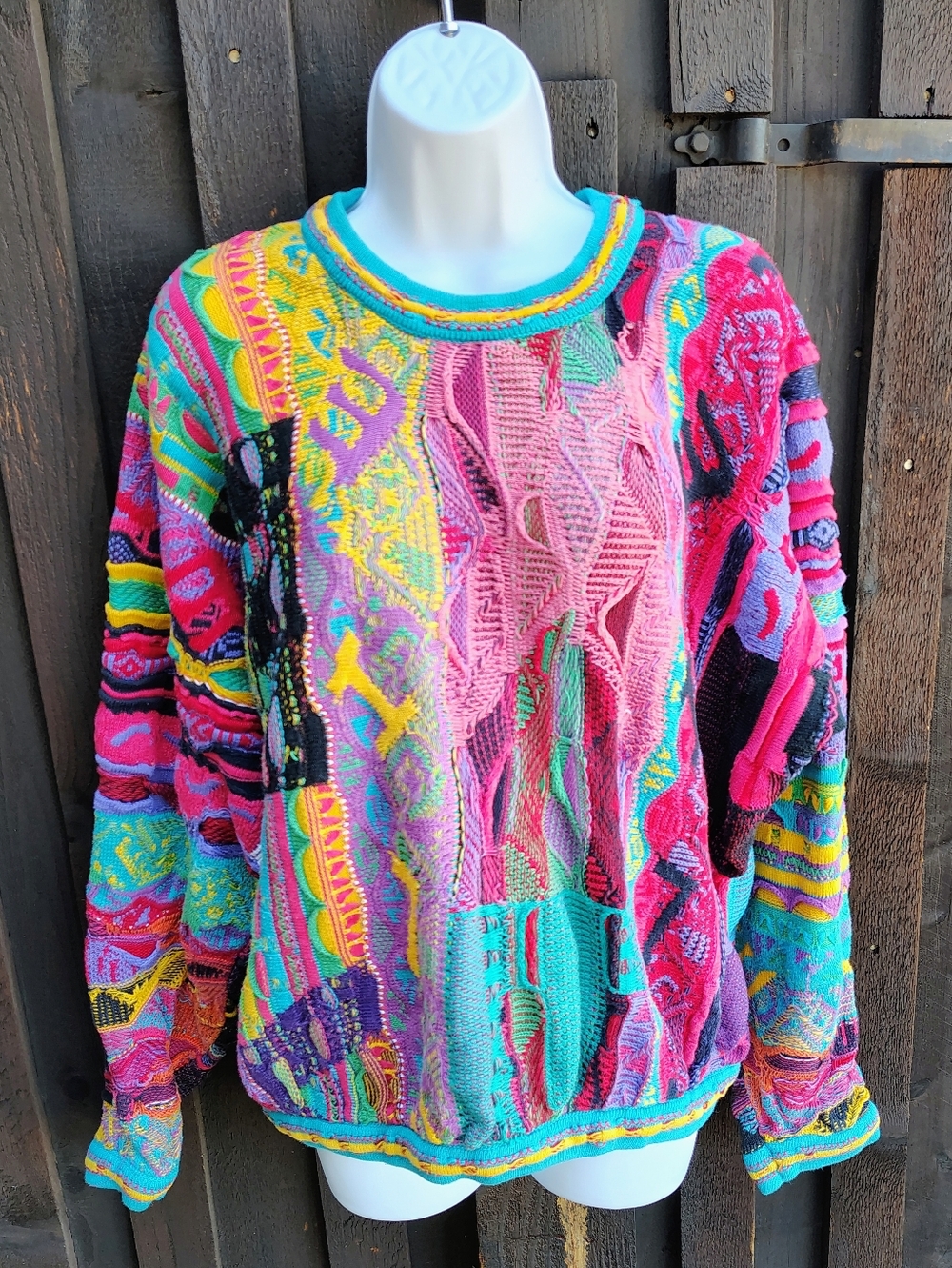 Women's Alphabet COOGI Vibrant Multicolor Sweater